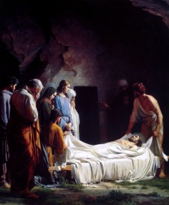 Burial of Christ by Carl Bloch