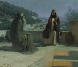 Jesus and Nicodemus by Henry Ossawa Tanner