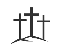 A group of crosses in the shape of a cross Description automatically generated