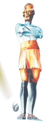 A statue of a person Description automatically generated