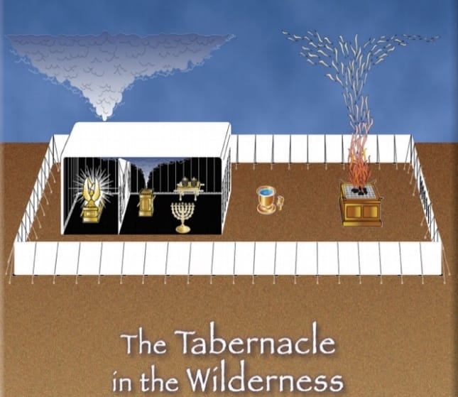 A tabernacle in the wilderness Description automatically generated