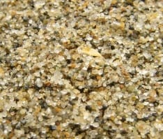 Close-up of a pile of sand Description automatically generated