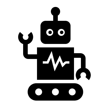 Robot with solid fill